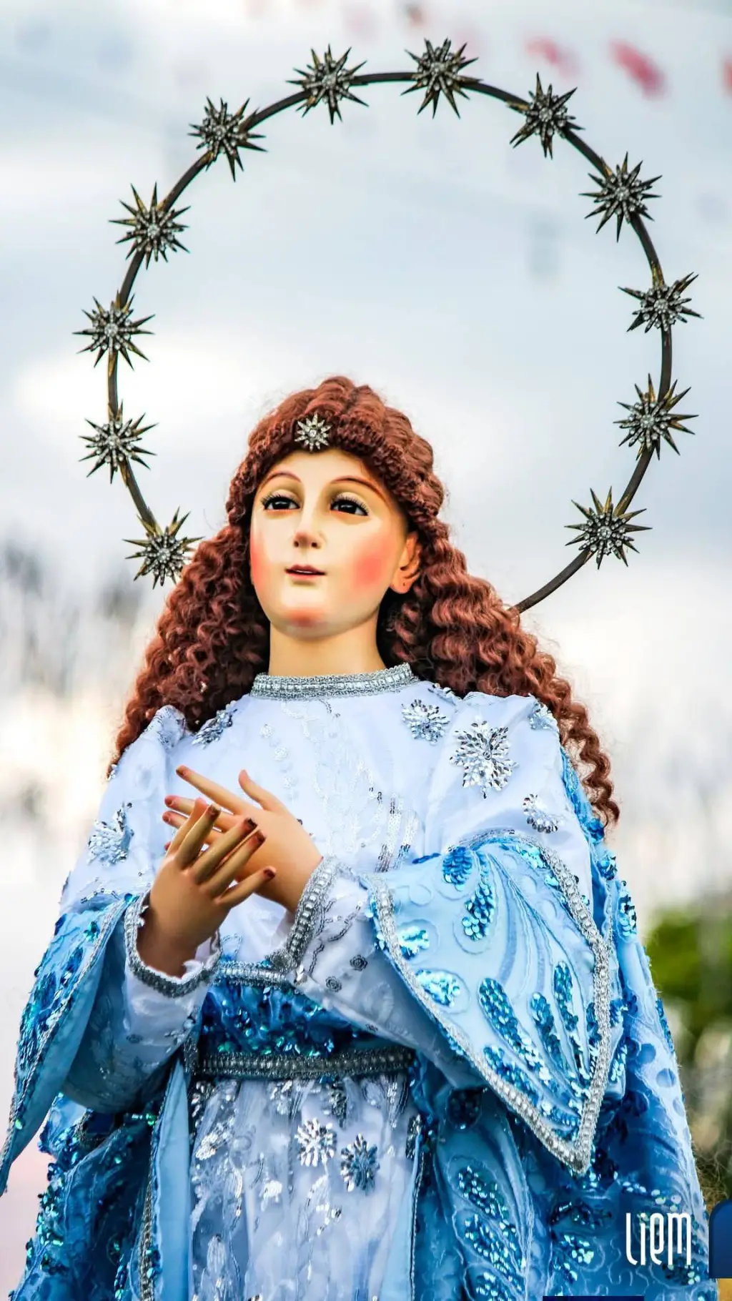 ai character: immaculate mary background