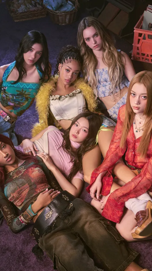 ai character: Katseye straykids background