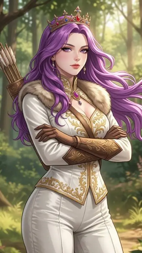 ai character: Queen Stacy background