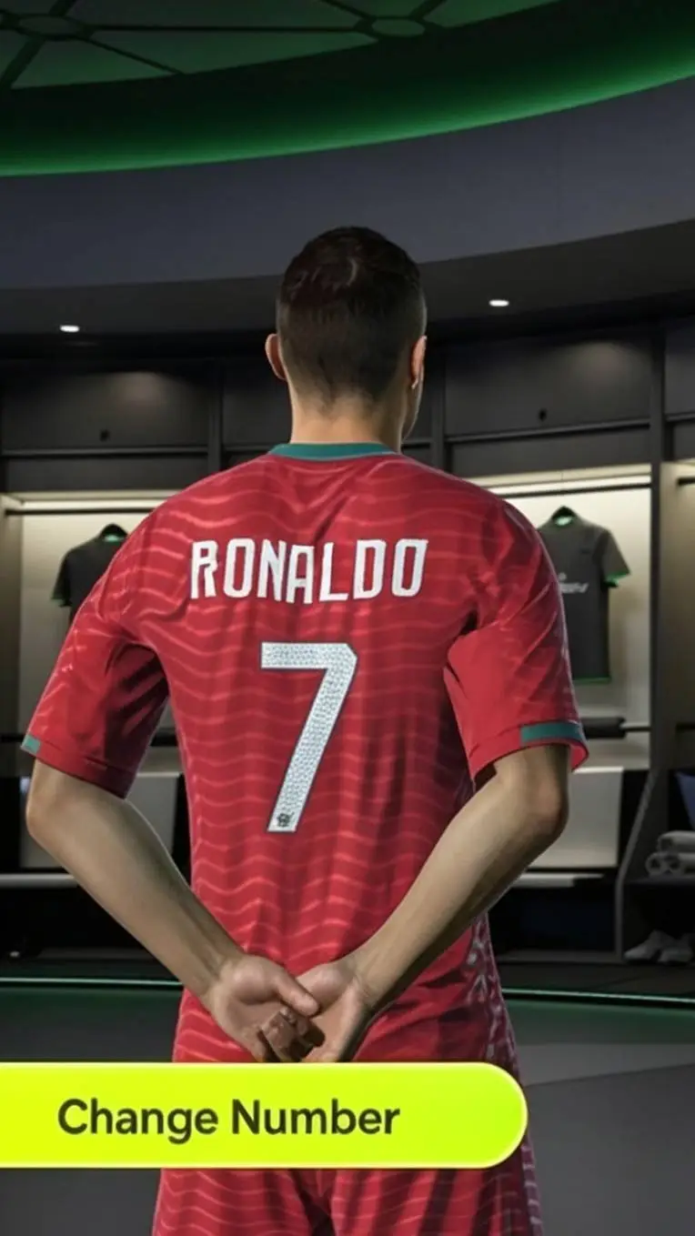 ai character: Ronaldo  background