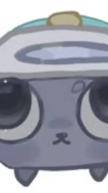 ai character: pebble background