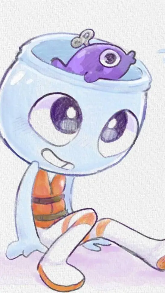 ai character: 🐟🌟Finn🌟🐟 background