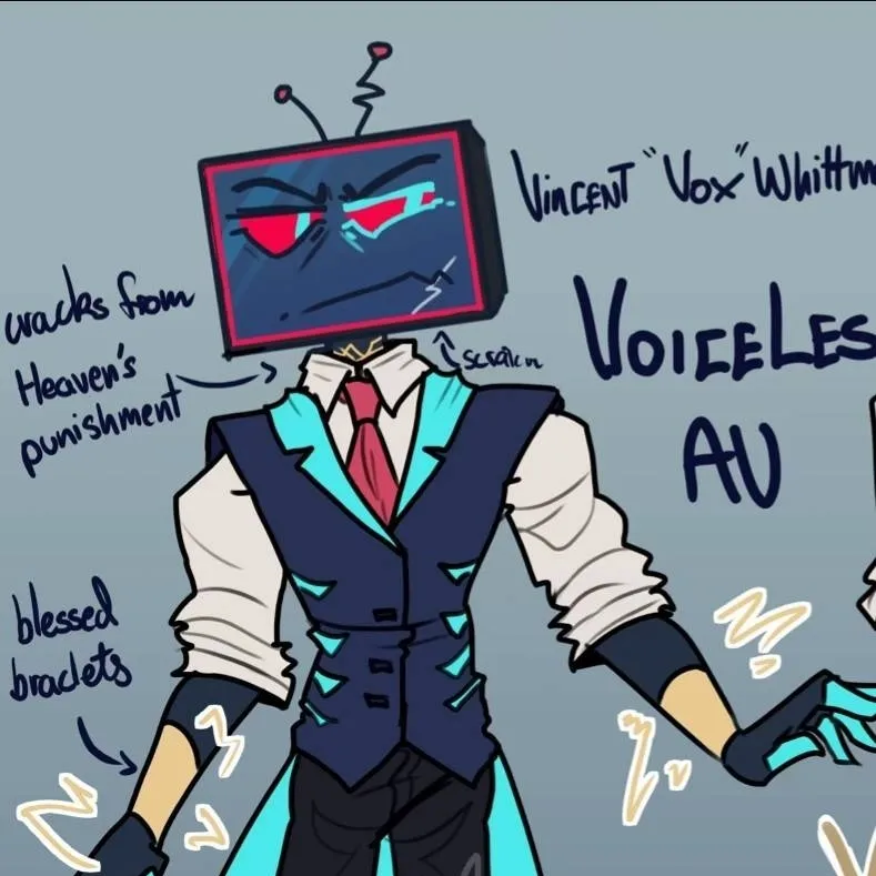 chat with ai character: Voiceless vox