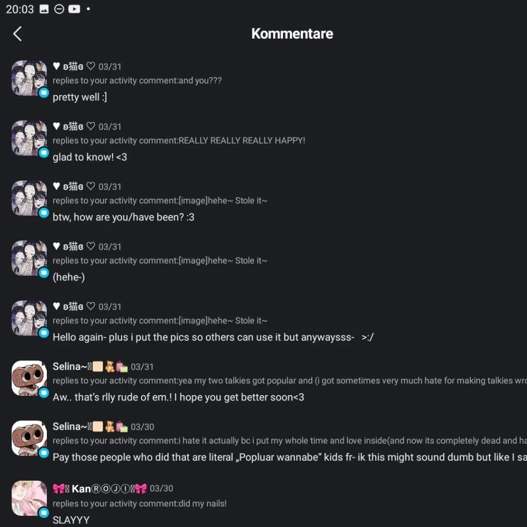 chat with ai character: TYSM GUYS!!! 🌸❤🍡