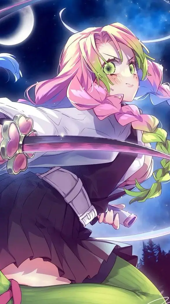 ai character: Mitsuri Kanroji background