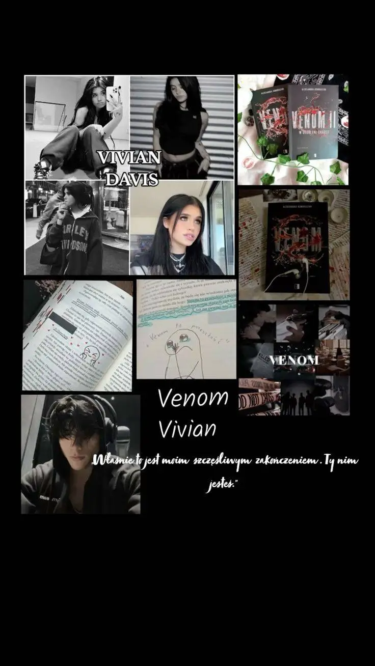ai character: Venom-Book🌩 background