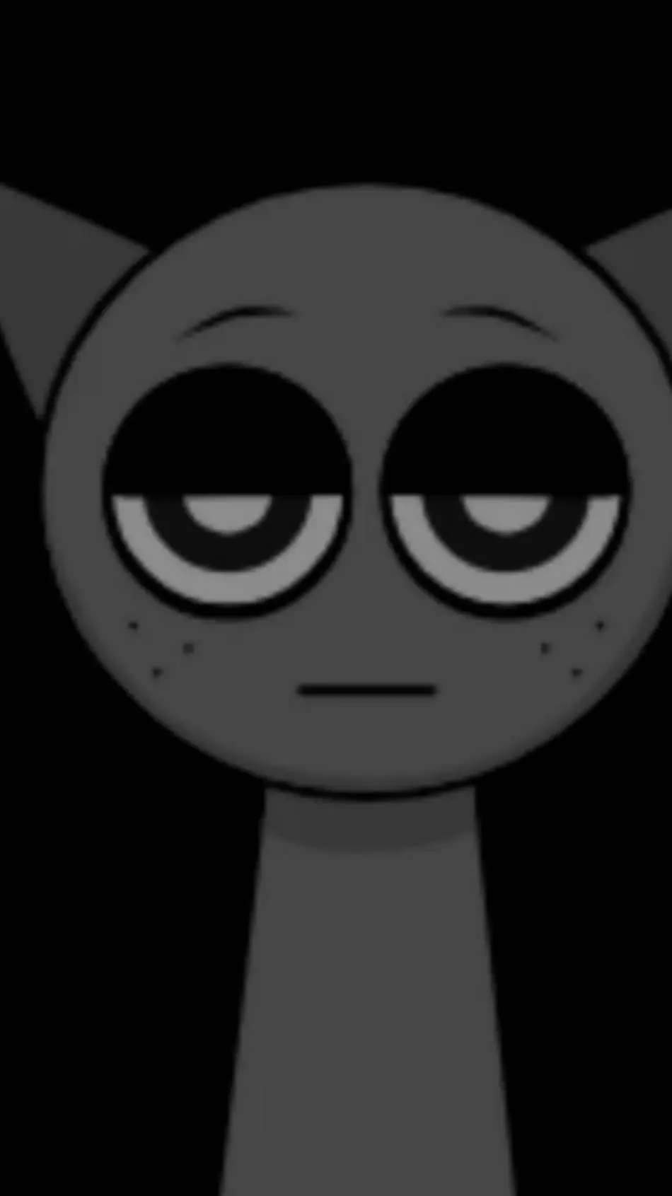 ai character: gray background