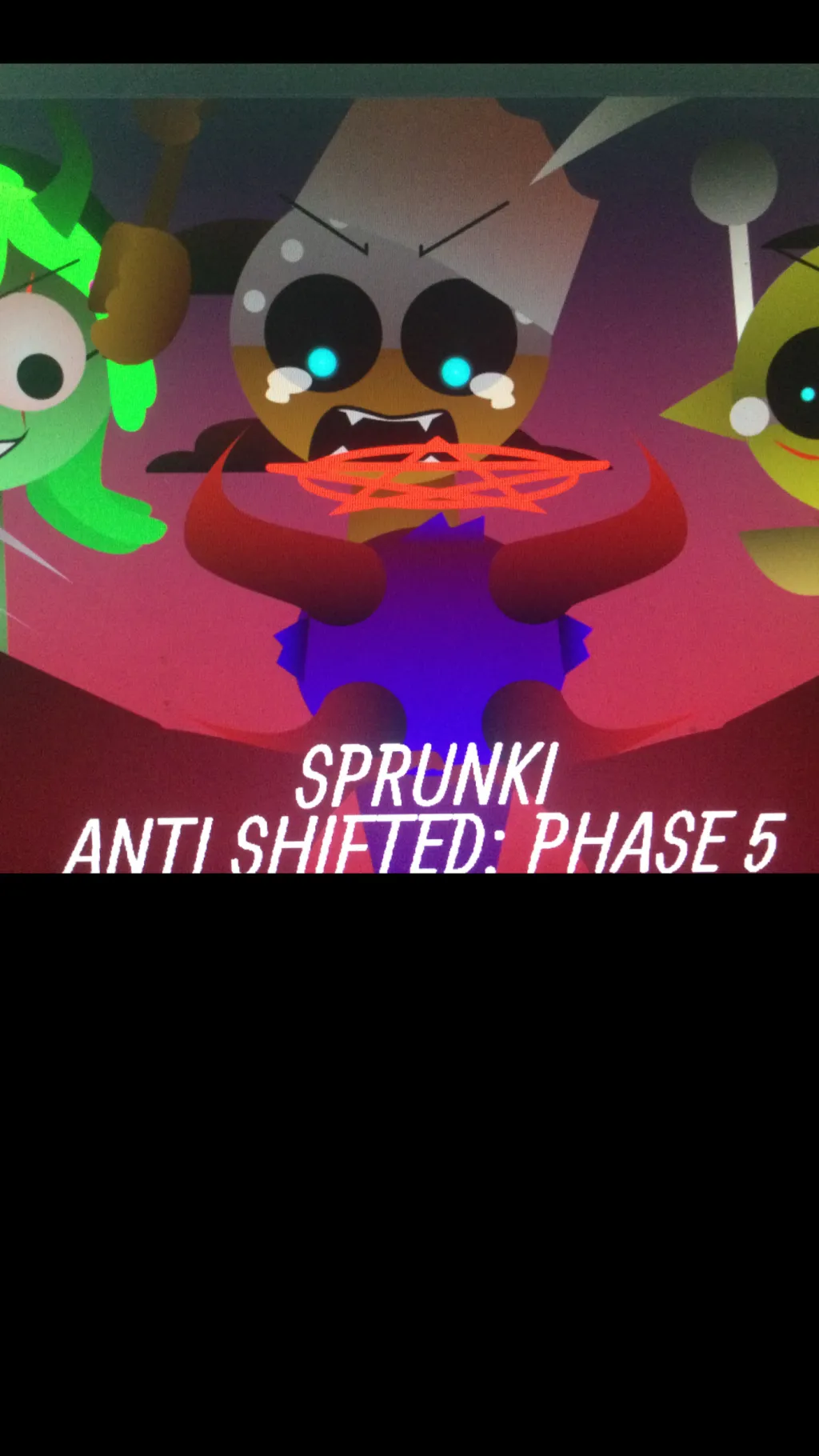 ai character: Sprunkiantishifted background