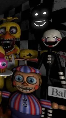 ai character: FNAF2 MOVIE background