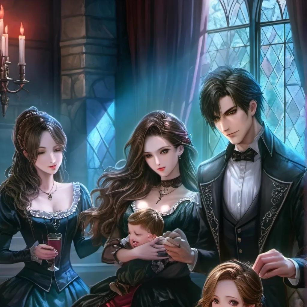 chat with ai character: Vampire Family