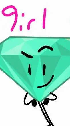 ai character: diamond  background