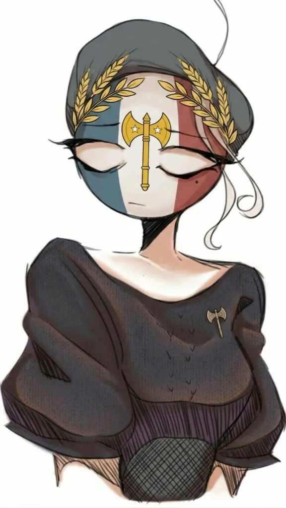 ai character: Francia de vichy background