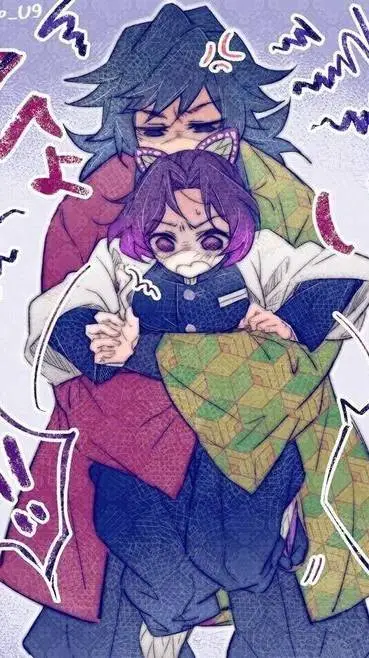 ai character: 💙GIYUSHINU💜 background