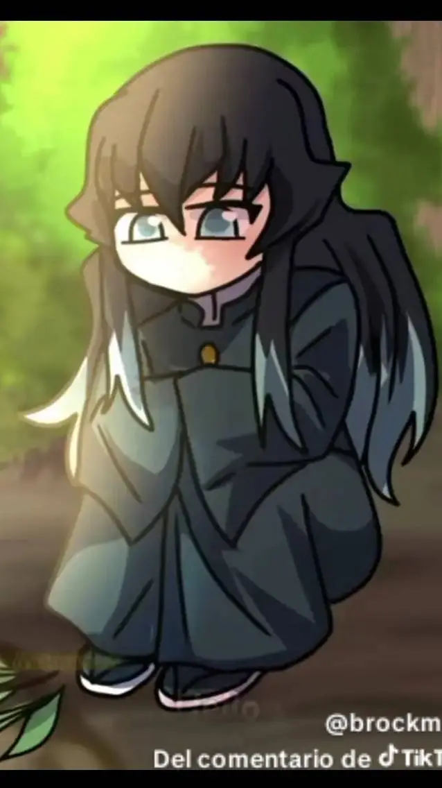 ai character: 🩵tokito🩵 background