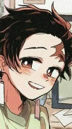 ai character: 💚TANJIRO💚 background