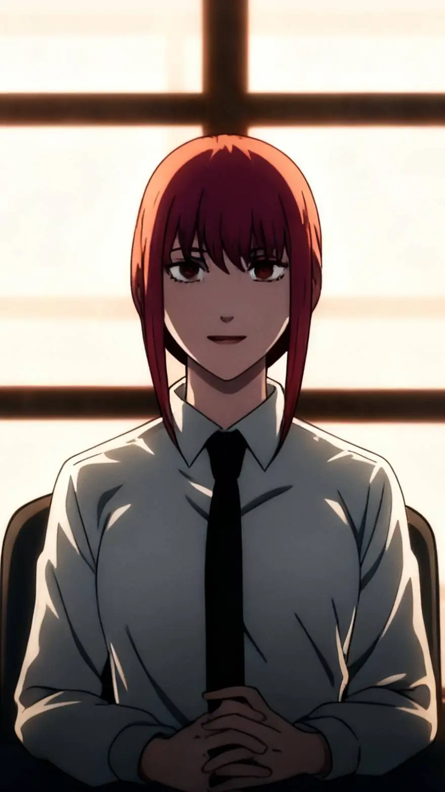 ai character: makima  background