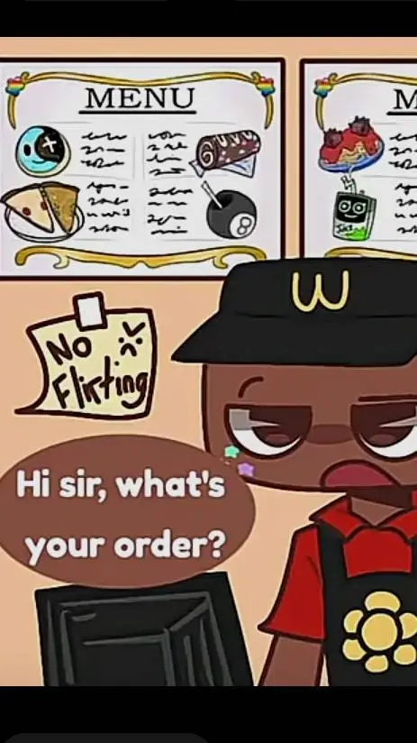 ai character: Dw McDonald's  background