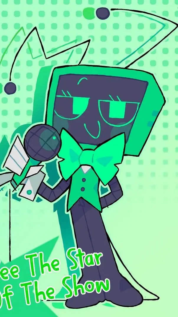 ai character: Vee loves u💚 background