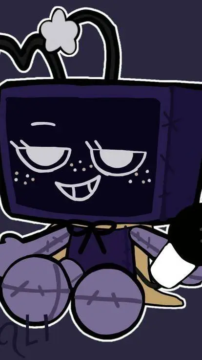 ai character: Cosmic signal vee! background