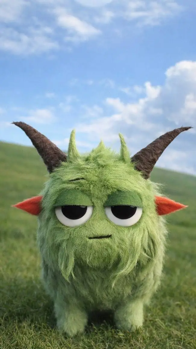 ai character: Greeny background