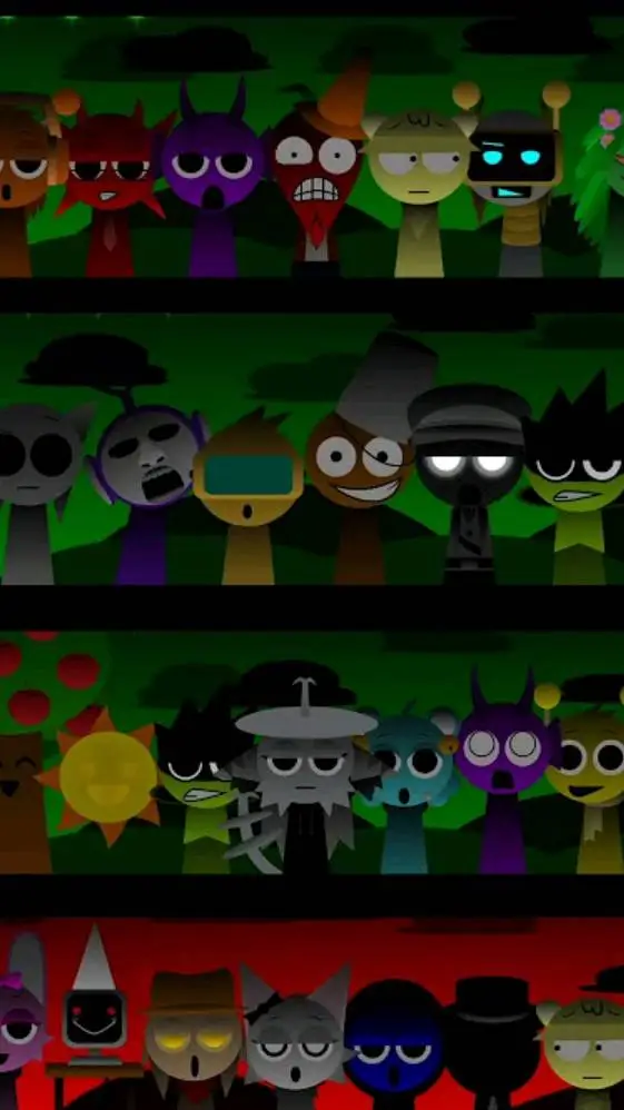 ai character: sprunkigoodandevil background