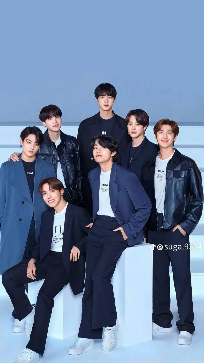 ai character: Jungkook and BTS 💜 background