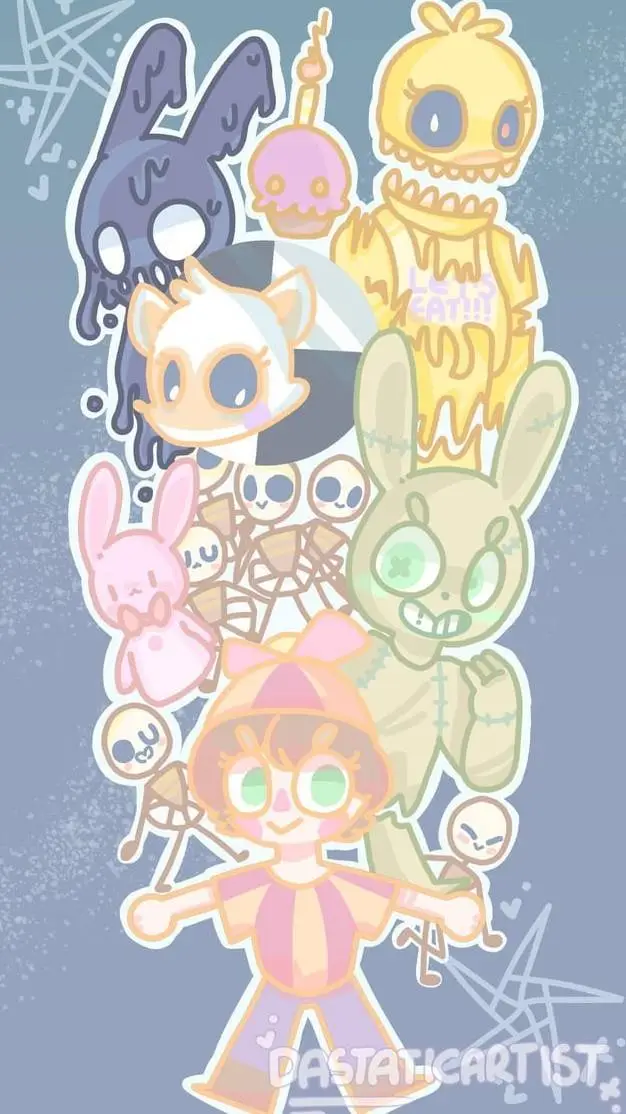 ai character: Fnaf 2 background