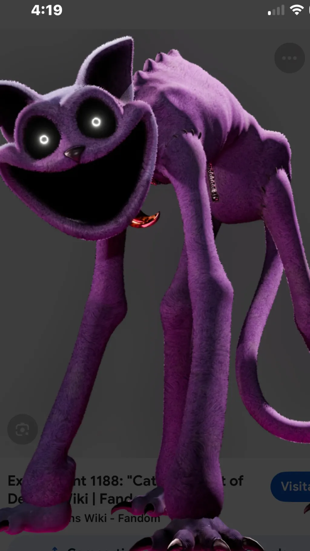 ai character: Catnap background