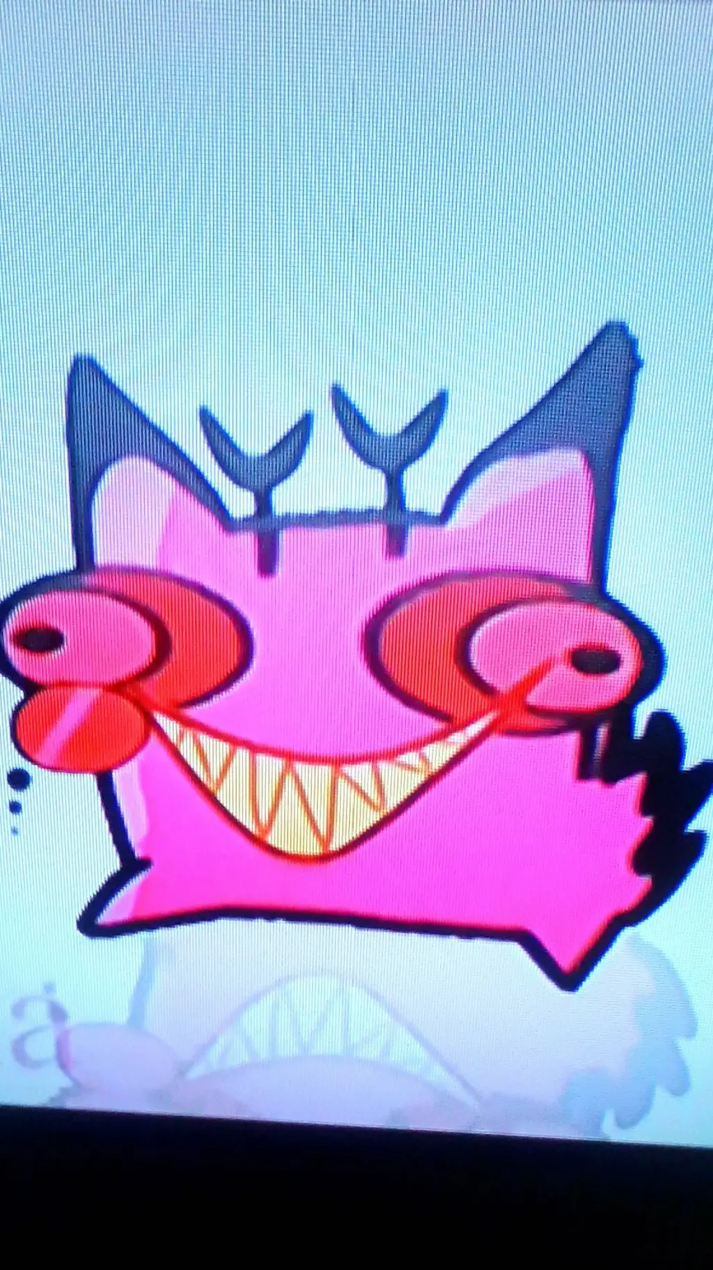 ai character: cursed cat alastor background