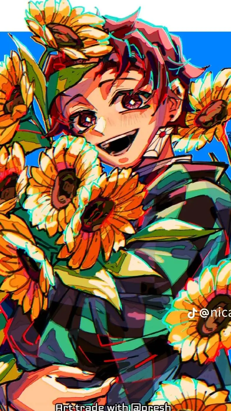 ai character: tanjiro kamado background