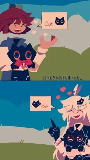 ai character: kitten shop😆 background