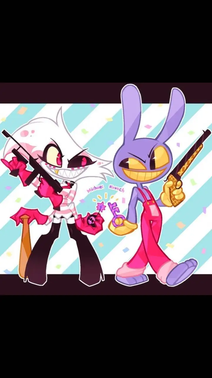 ai character: tadc x hh crosover background