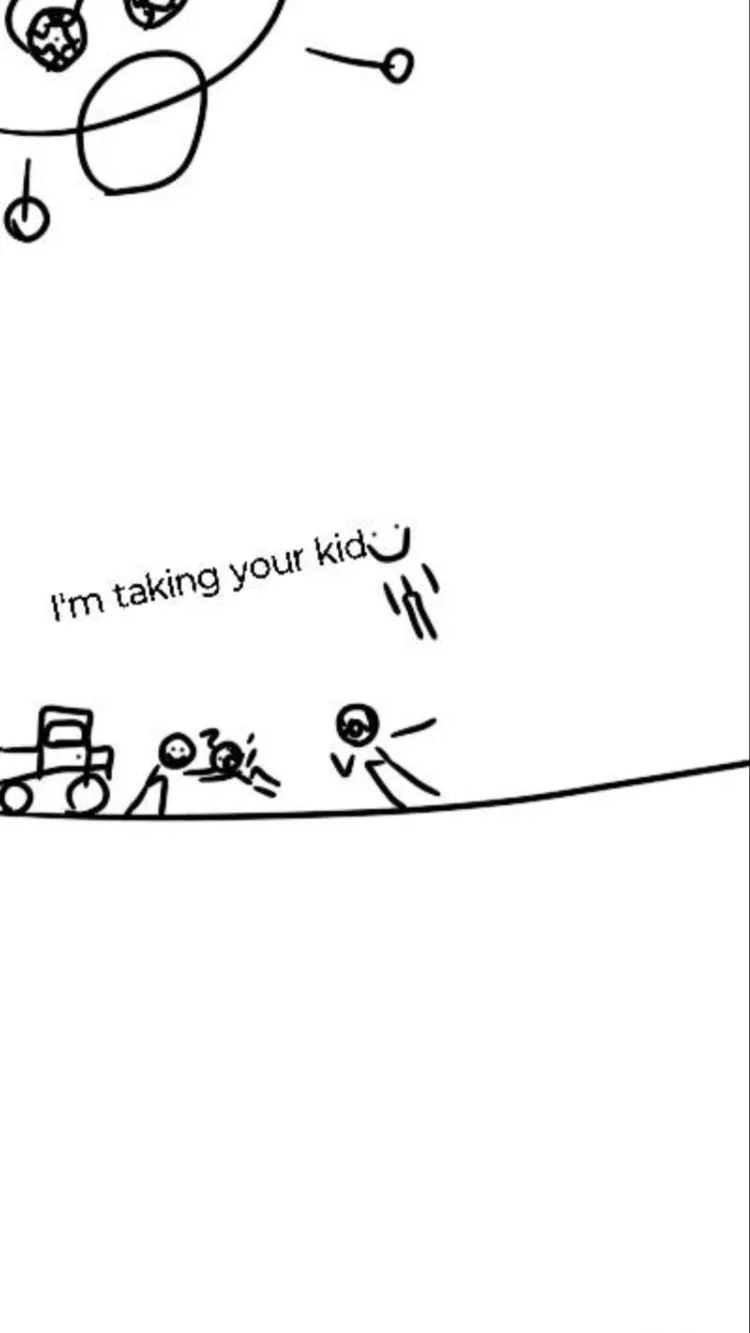 ai character: Blue  pink blah  background