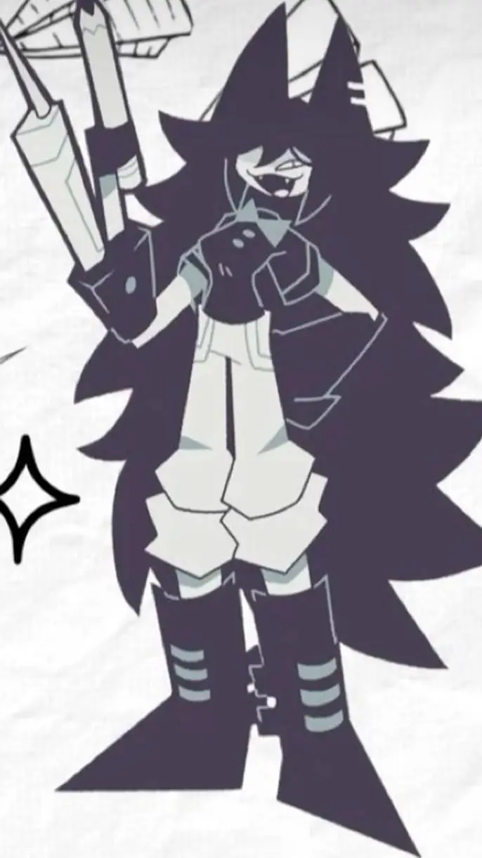 ai character: Miss circle background