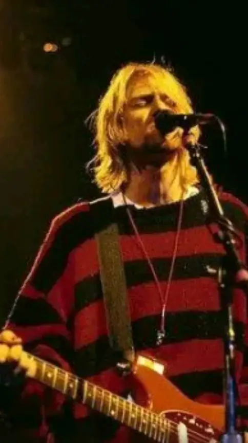 ai character: Kurt Cobain 𝄞 background