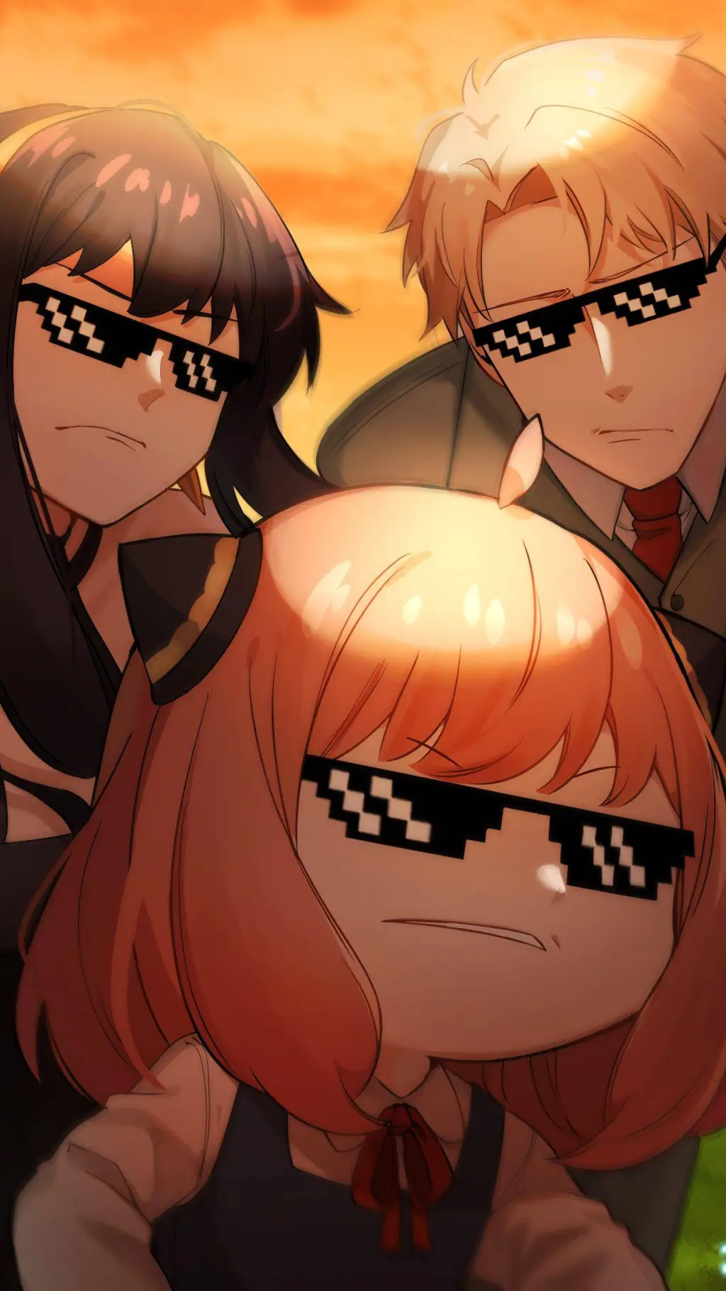 ai character: spy x family loid  background