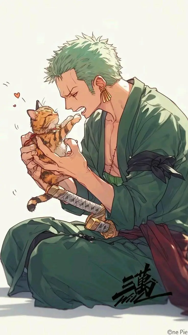 ai character: zoro background