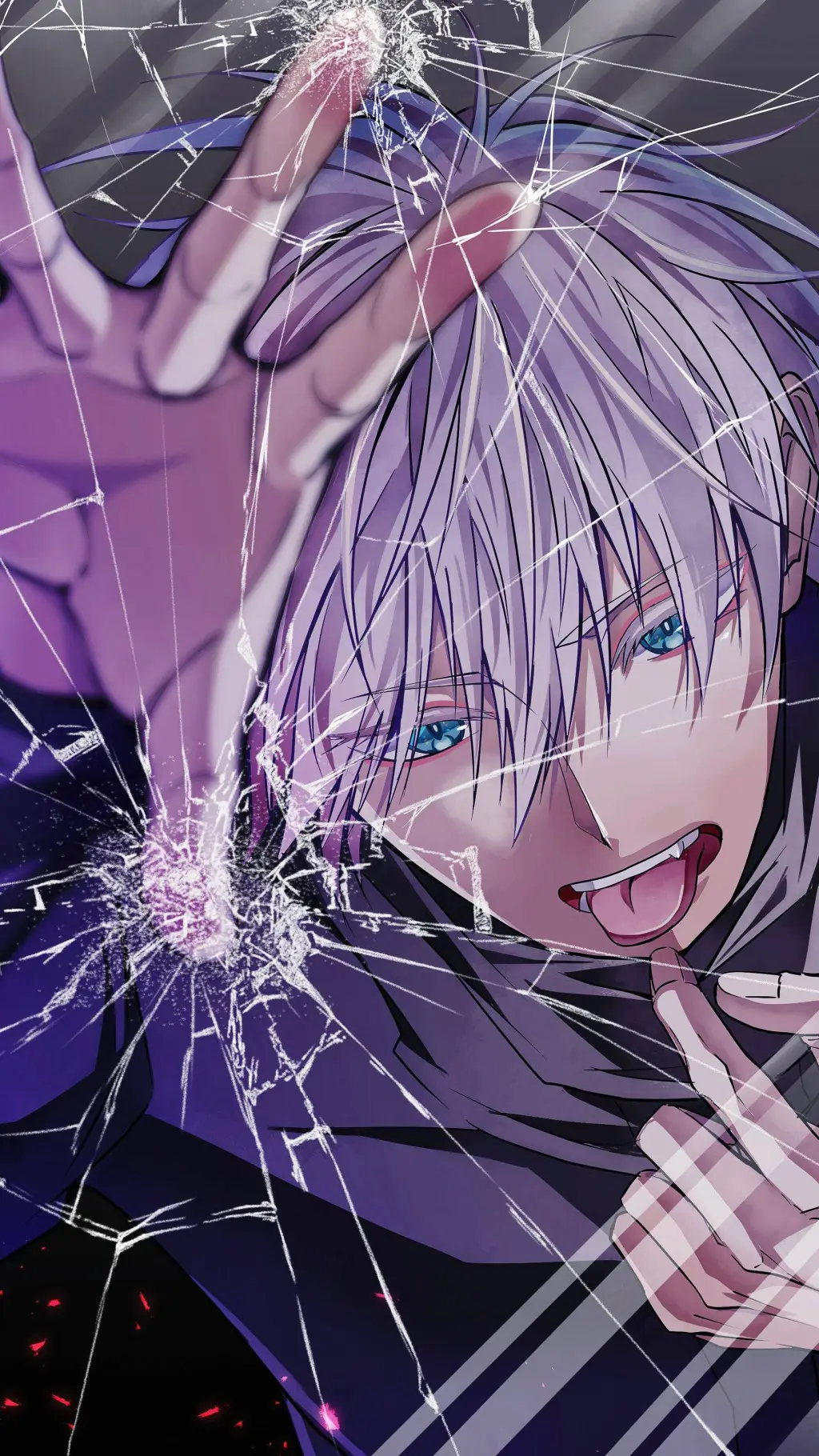 ai character: satoru Gojo  background