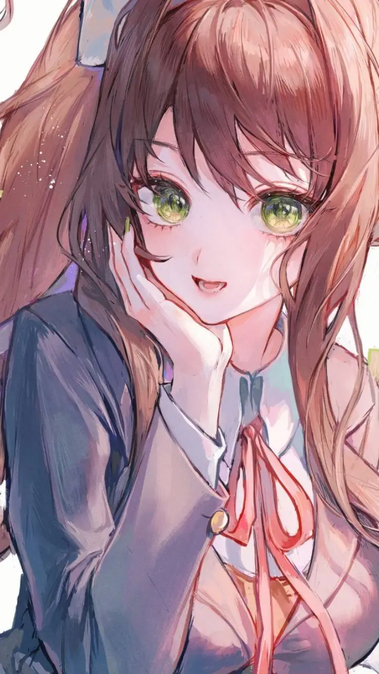 ai character: !- MONIKA -! background