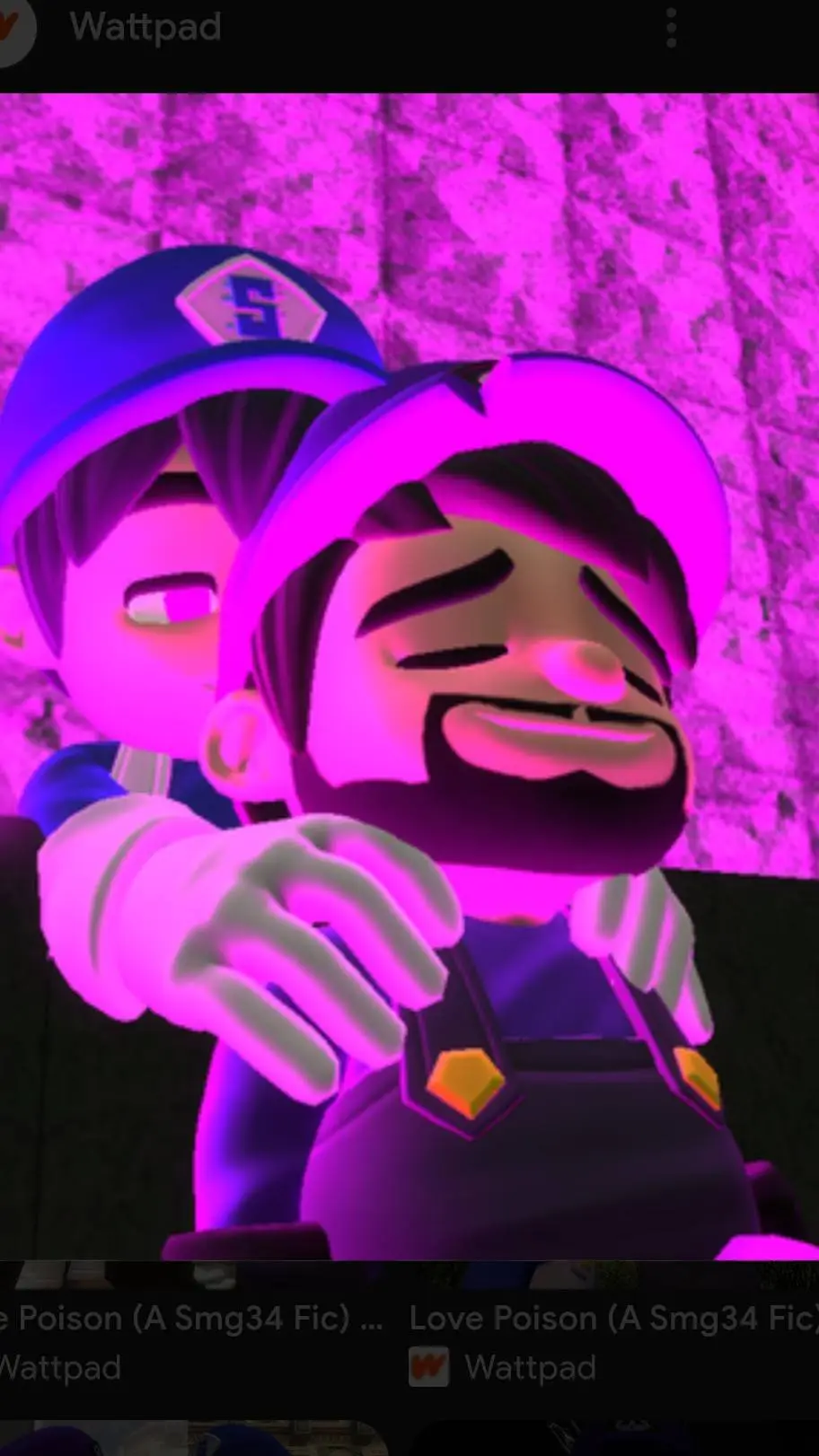 ai character: SMG4 (love posion) background