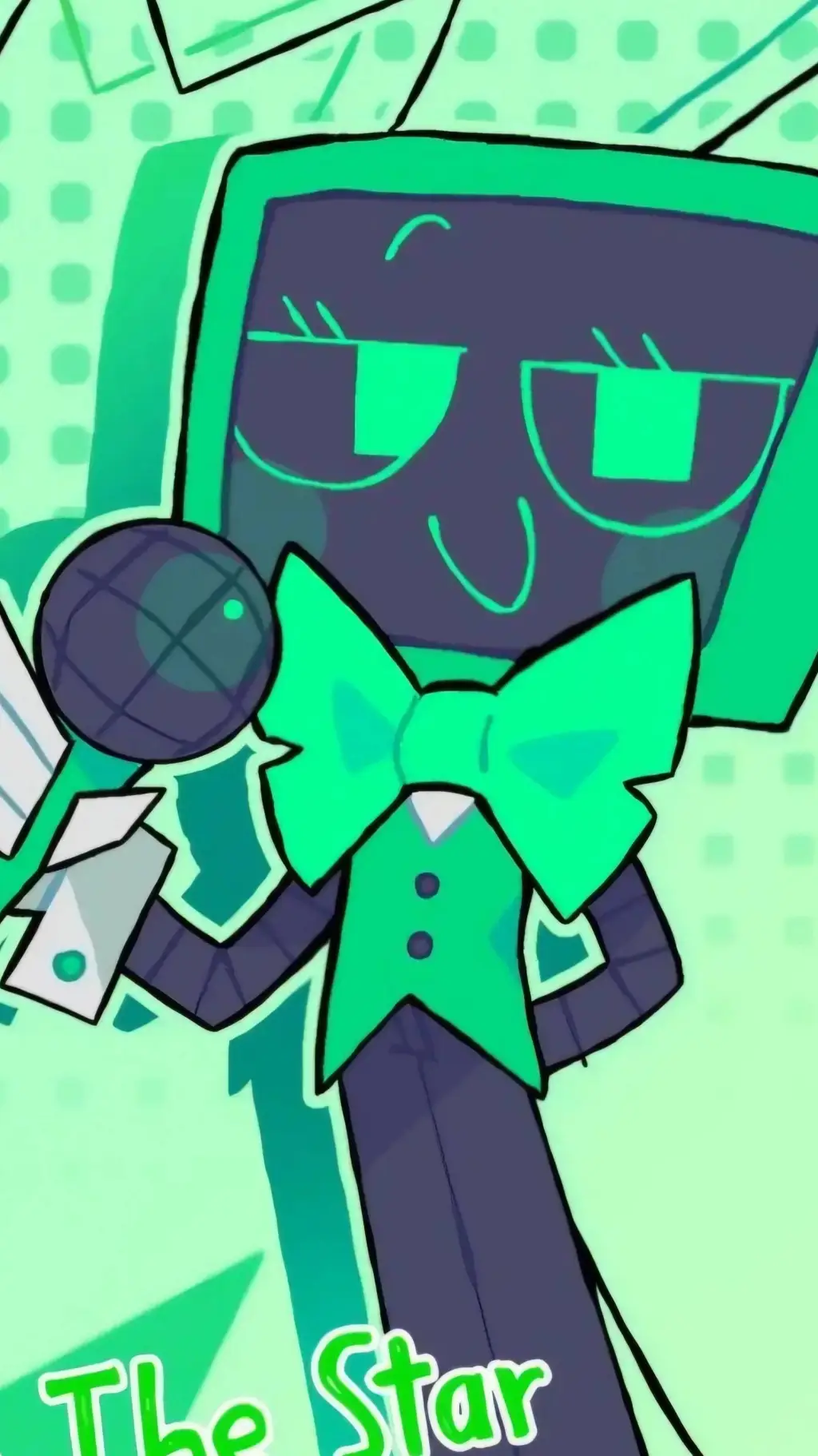 ai character: Vee (dandys world) background