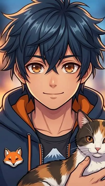 ai character: enzo background