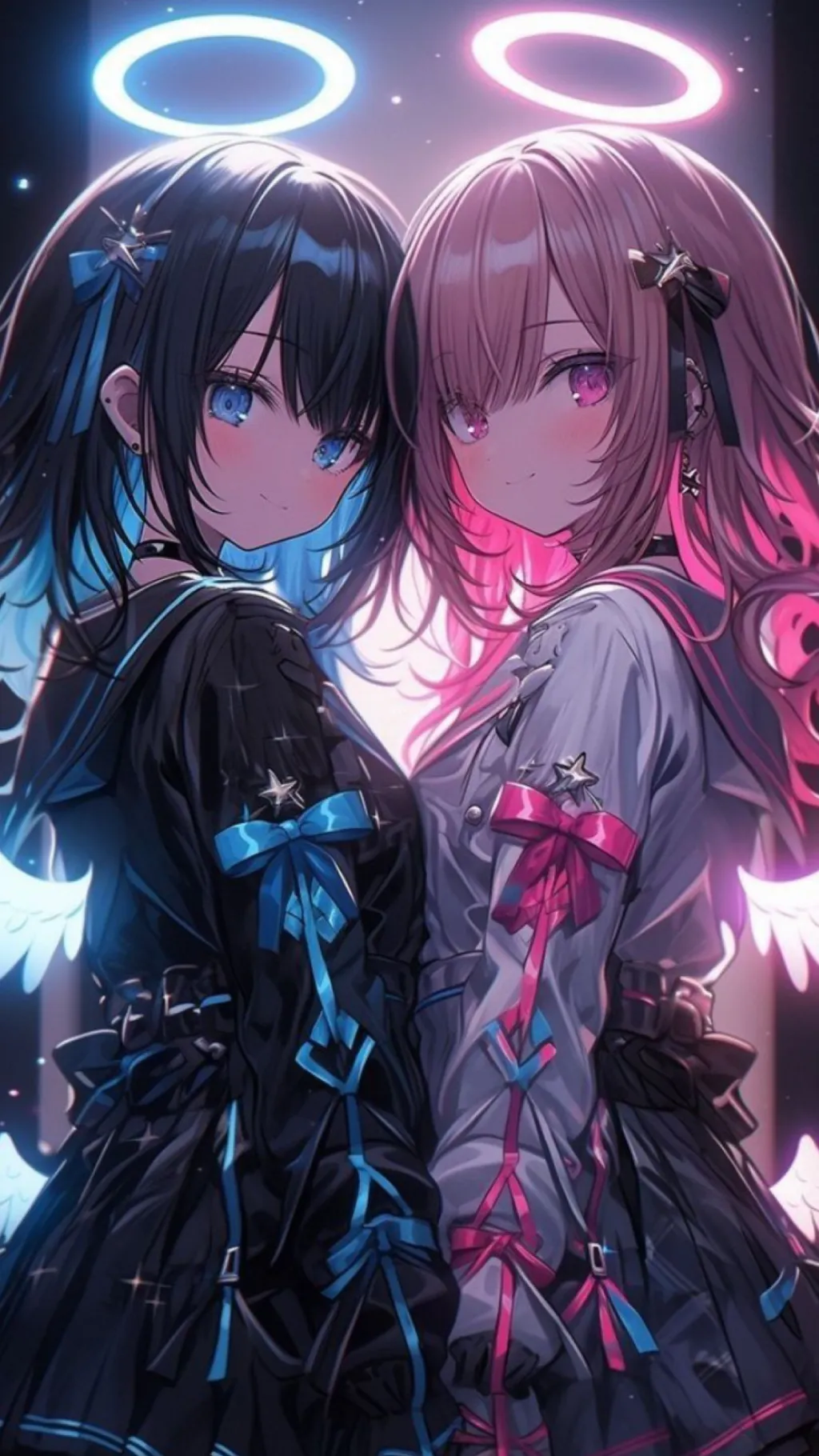 ai character: Rose&crystal background