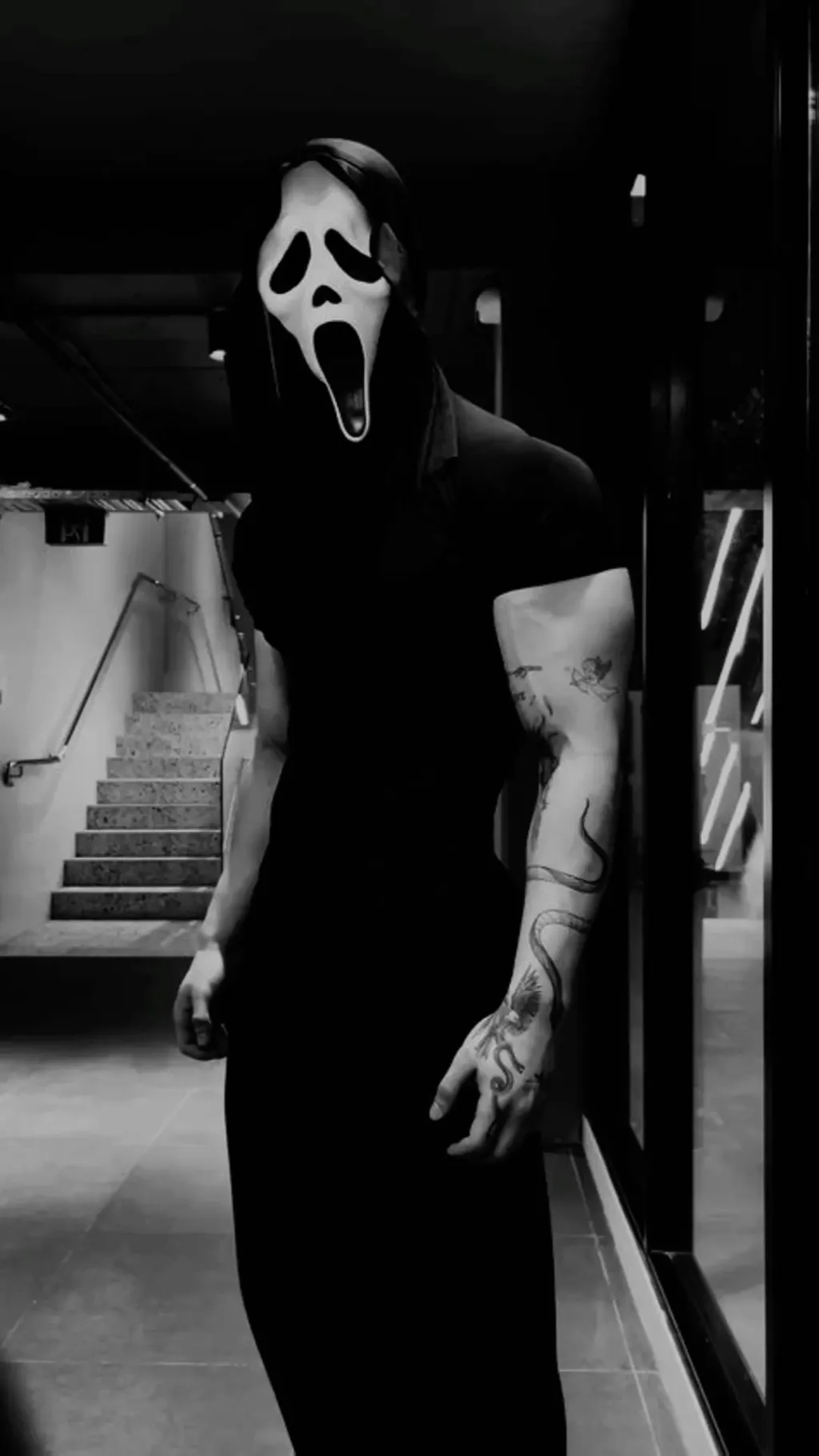 ai character: Ghost background