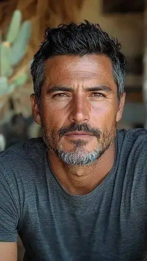 ai character: George (dad)  background