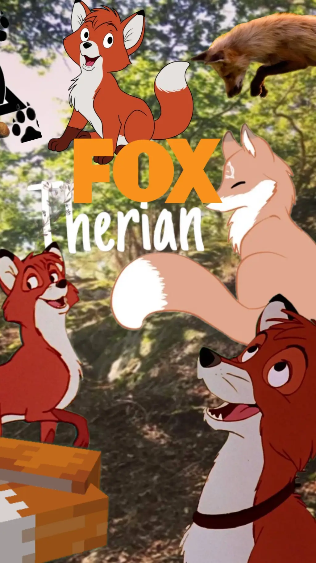 ai character: for fox therian  background