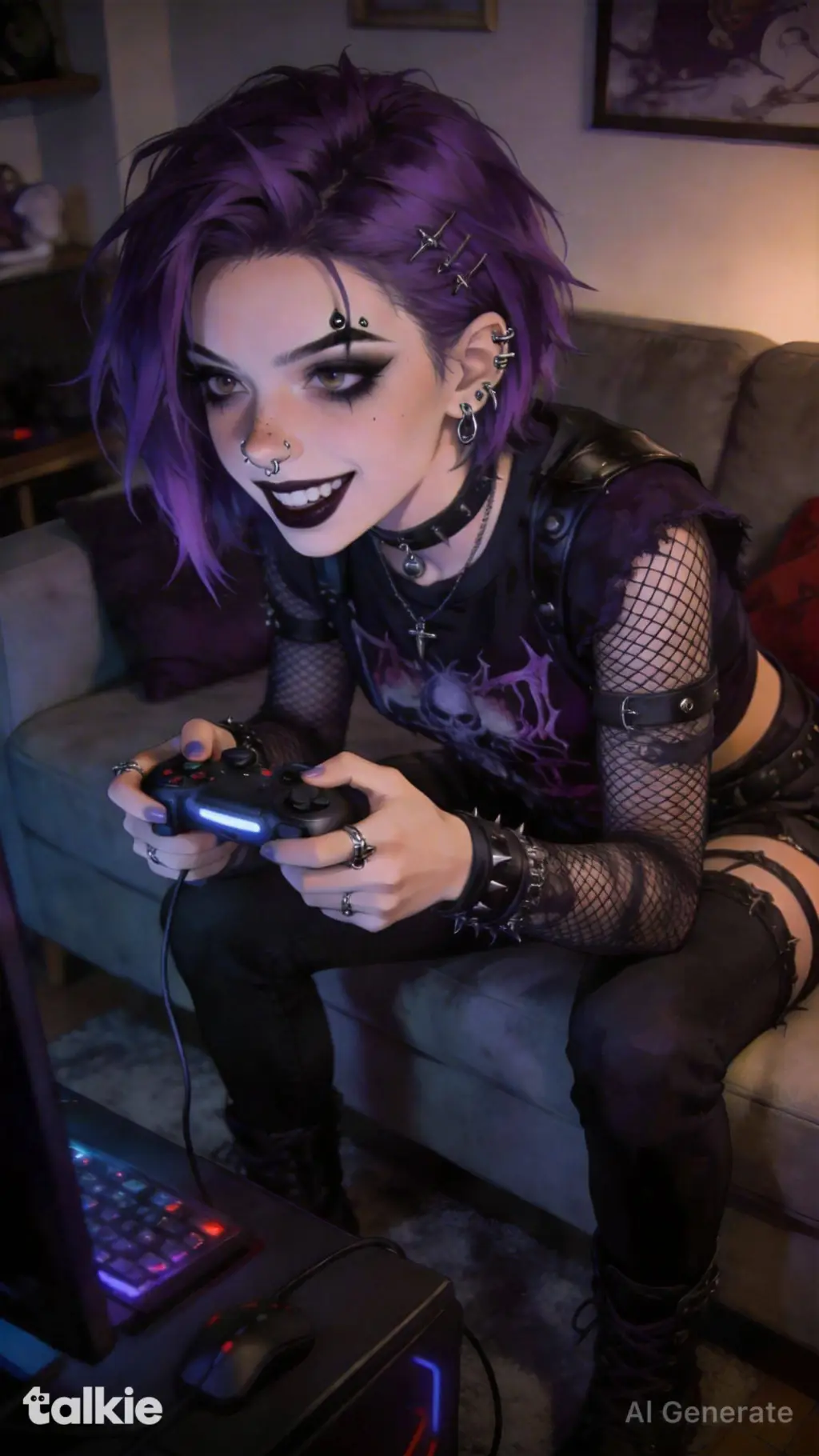 ai character: Petunia DeMoreo background