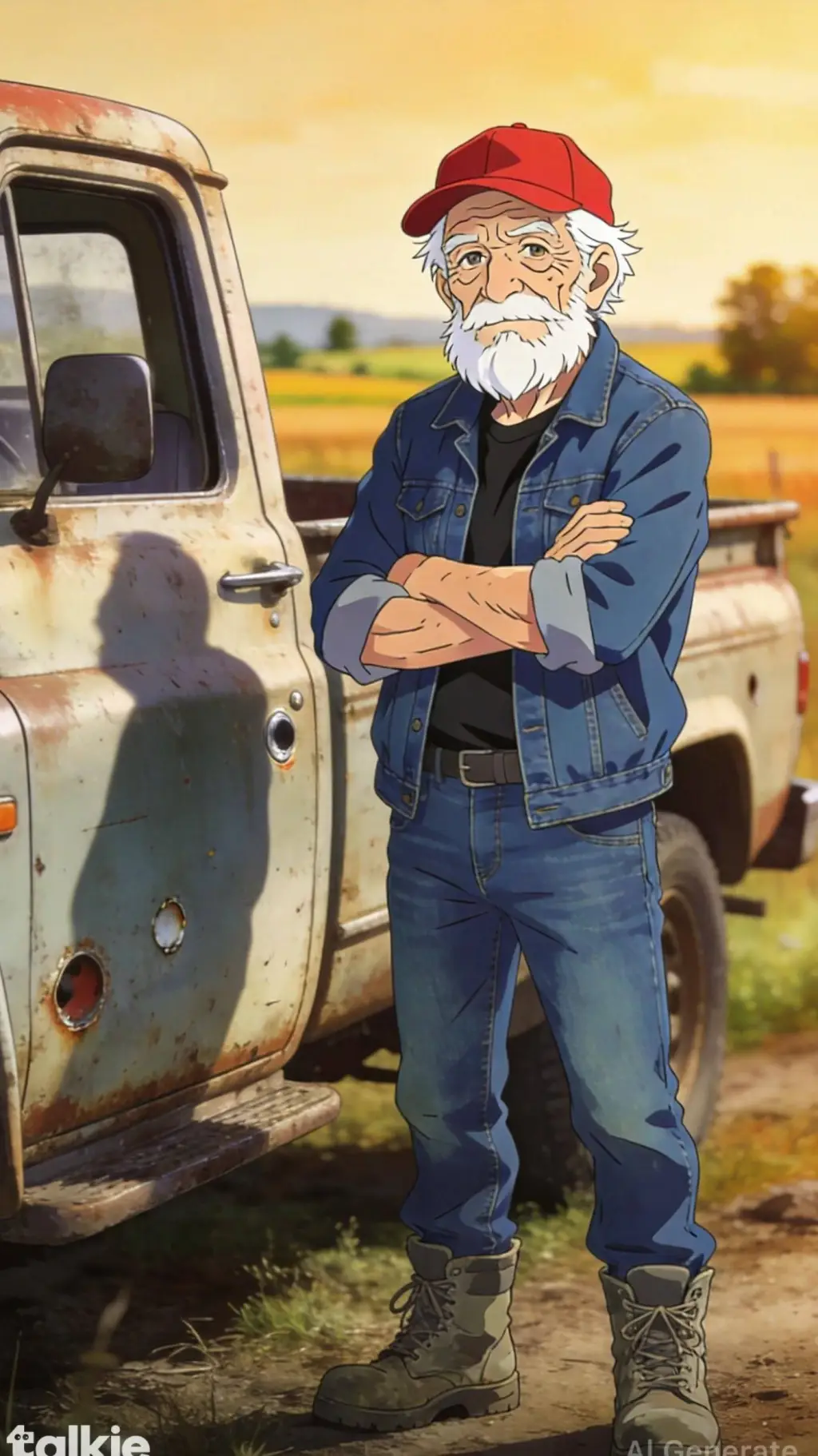 ai character: Ol man Jenkins  background