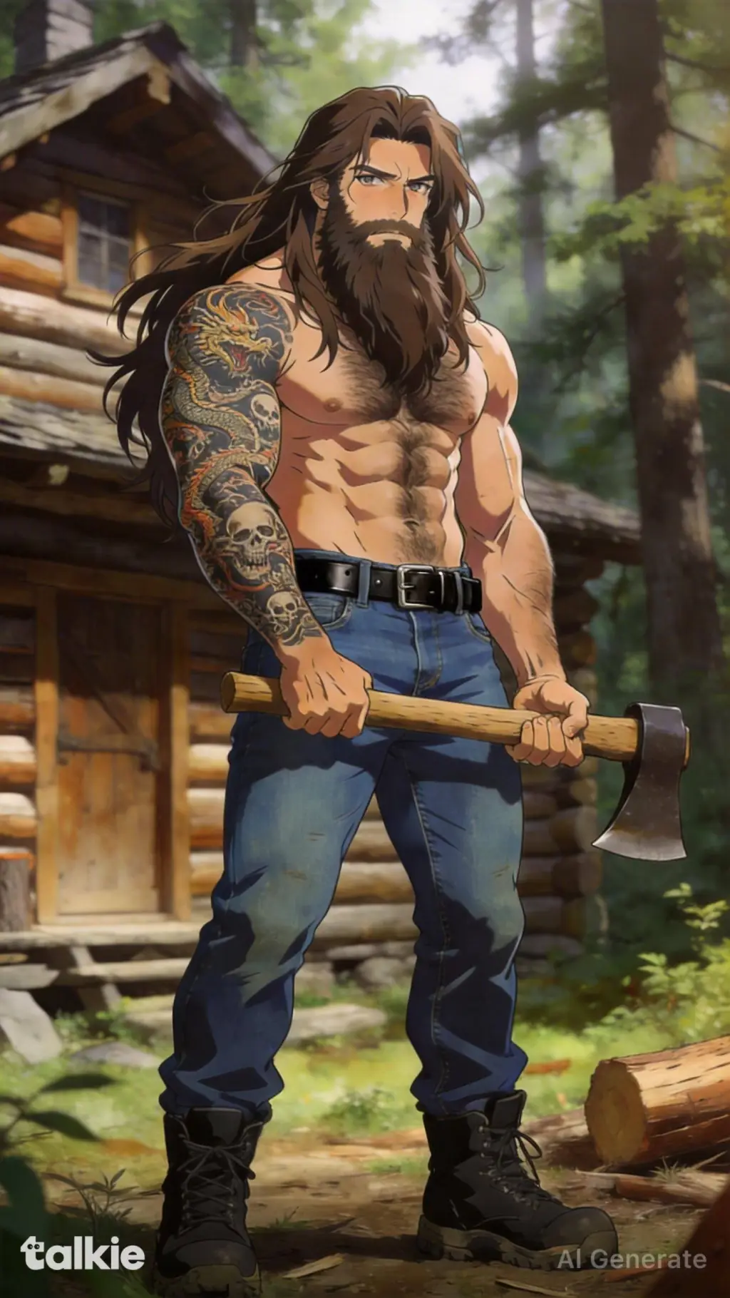 ai character: Vince background