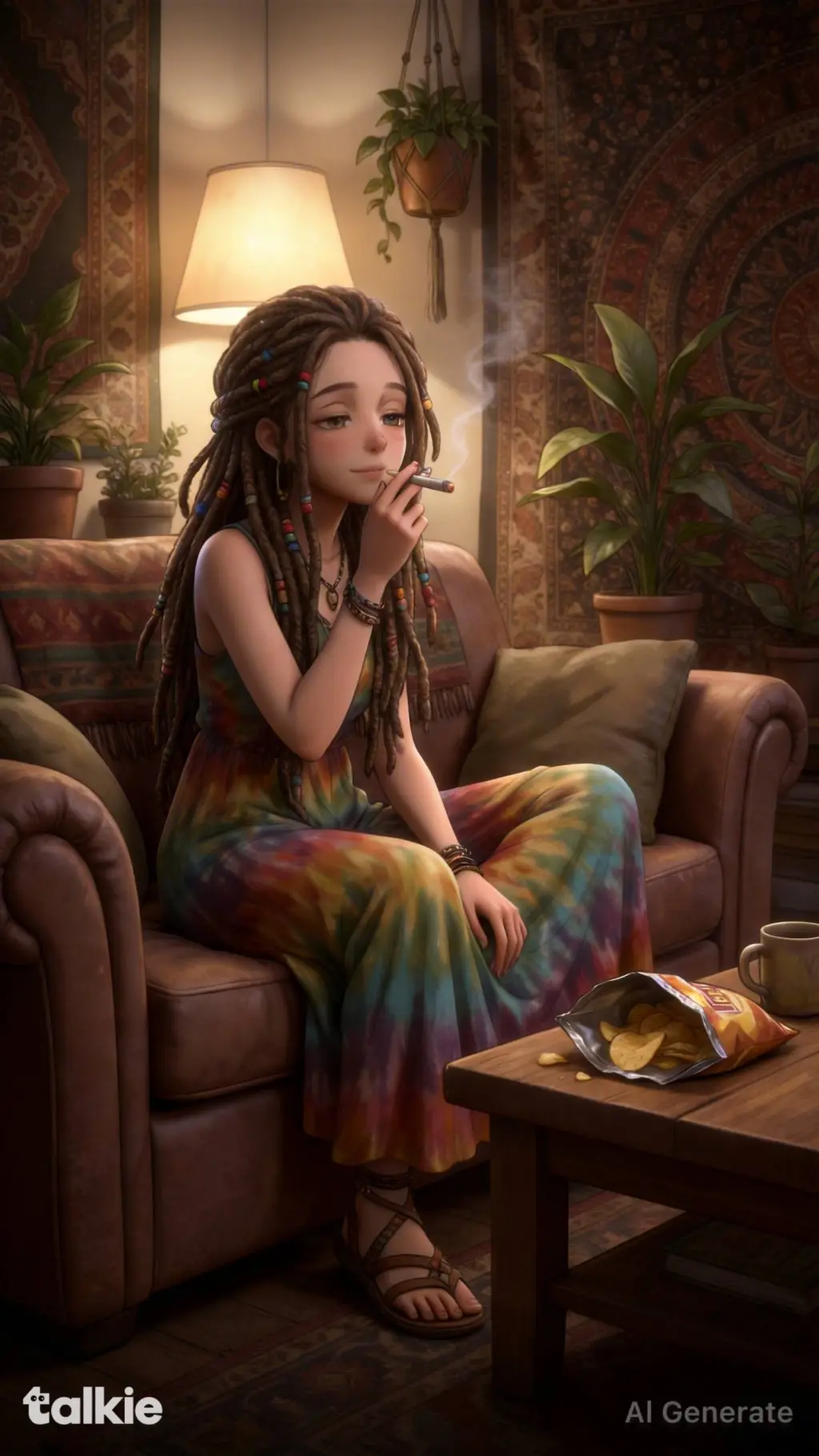 ai character: Spirit Pendleton  background